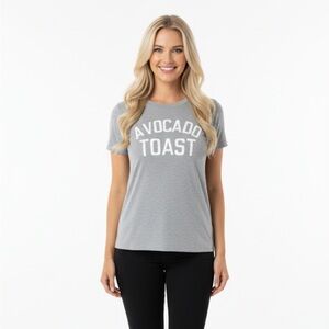 Avocado toast medium gray T-shirt